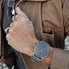 Thumbnail Image 4 of MVMT Blacktop Men's Grey Leather Strap Watch