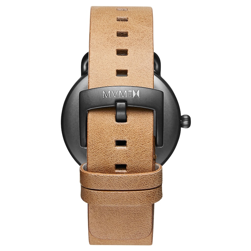 Main Image 3 of MVMT Revolver Men's Tan Leather Strap Watch