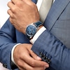 Thumbnail Image 5 of Longines Master Collection Men's Blue Leather Strap Watch