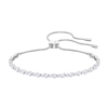 Thumbnail Image 0 of Swarovski Subtle Rhodium Plated 7 Inch  White Crystal Bracelet