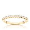 Thumbnail Image 0 of 14ct Yellow Gold 0.15ct Diamond Claw Set Eternity Ring