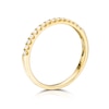 Thumbnail Image 2 of 14ct Yellow Gold 0.15ct Diamond Claw Set Eternity Ring
