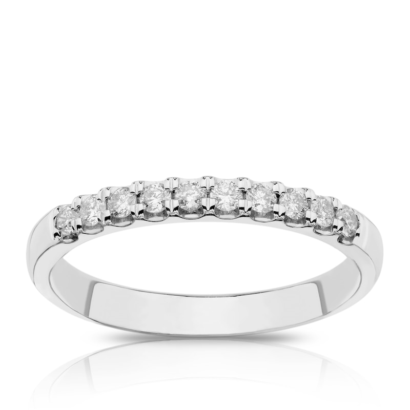 Main Image 1 of Platinum 0.25ct Diamond Claw Set Eternity Ring