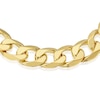 Thumbnail Image 1 of 9ct Yellow Gold Men's 9 Inch Solid Curb Chain Bracelet