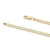 Thumbnail Image 2 of 9ct Yellow Gold Men's 24 Inch Solid Curb Chain