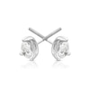 Thumbnail Image 2 of 18ct White Gold 0.50ct Diamond Pear Solitaire Earrings