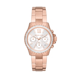 Michael Kors Everest Chrono Rose Gold Tone Bracelet Watch