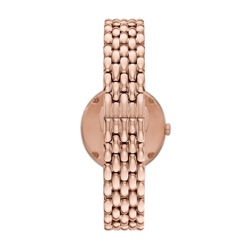 Main Image 3 of Emporio Armani Ladies' Moonphase Rose Gold Tone Bracelet Watch