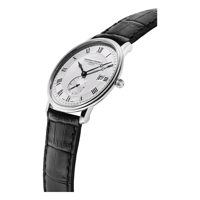 Main Image 2 of Frederique Constant Classics Stainless Steel & Leather Strap Watch