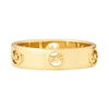 Thumbnail Image 0 of Michael Kors Yellow Gold Plated CZ MK Motif Ring Size O