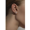 Thumbnail Image 2 of CARAT* LONDON 9ct White Gold Pear Shaped Stud Earrings