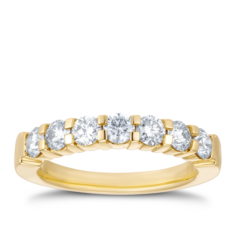 18ct Yellow Gold 1ct Diamond Eternity Ring | Ernest Jones