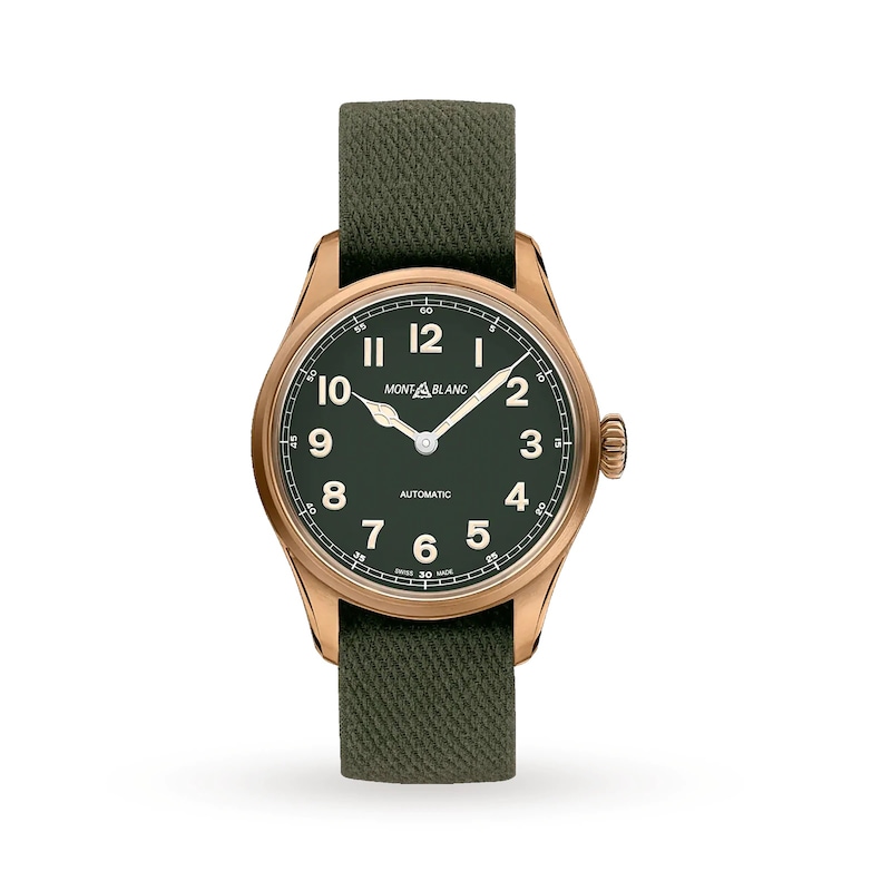 Montblanc 1858 Men's Limited Edition Green Strap Watch