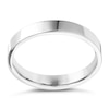 Thumbnail Image 0 of 9ct White Gold Extra Heavy Flat Court 2mm Ring