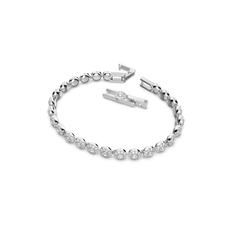 Main Image 2 of Swarovski Angelic Rhodium Plated 7&quot; Bracelet