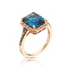 Thumbnail Image 0 of Le Vian 14ct Rose Gold 0.37ct Diamond & Topaz Ring