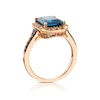 Thumbnail Image 1 of Le Vian 14ct Rose Gold 0.37ct Diamond & Topaz Ring