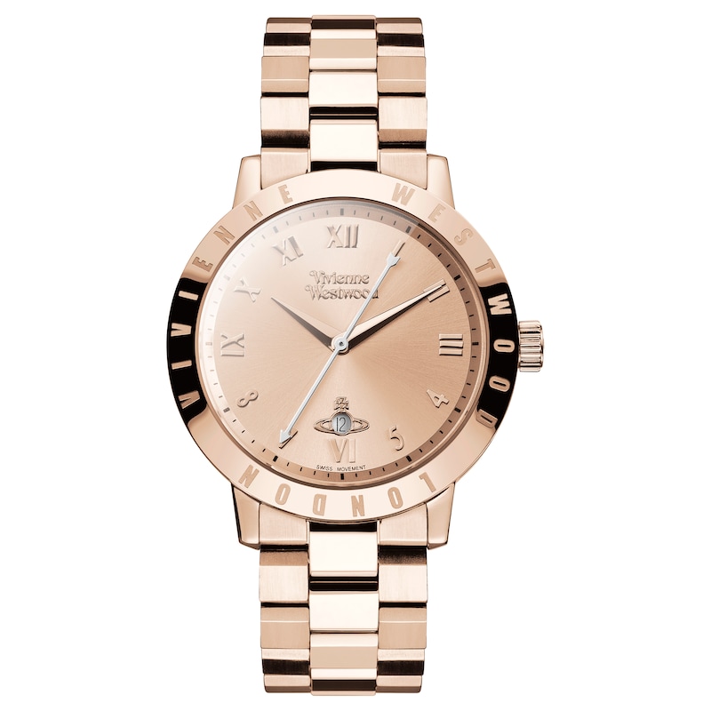 Vivienne Westwood Bloomsbury Ladies' Rose Gold Plated Bracelet Watch