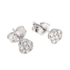 Thumbnail Image 0 of 9ct White Gold 0.25ct Total Diamond Cluster Stud Earrings