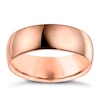 Thumbnail Image 0 of 9ct Rose Gold 7mm Extra Heavyweight Court Ring