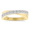 Thumbnail Image 1 of 18ct Yellow Gold 0.50ct Crossover Eternity Ring