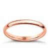 Thumbnail Image 0 of 18ct Rose Gold 2mm Extra Heavyweight Court Ring