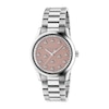 Thumbnail Image 1 of Gucci G-Timeless Pink Dial & Stainless Steel Bracelet Watch