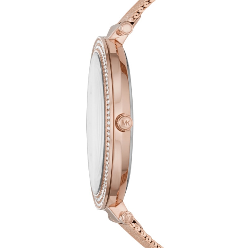 Michael Kors Darci Ladies' Rose Gold-Tone Mesh Bracelet Watch | Ernest ...