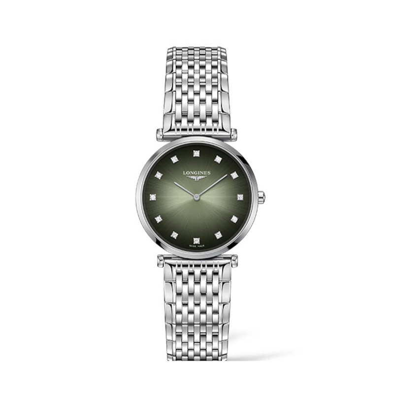 Longines La Grande Classique Ladies' Green Dial & Stainless Steel Watch