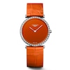 Thumbnail Image 0 of Longines La Grande Classique Ladies' Orange Leather Watch