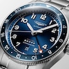 Thumbnail Image 3 of Longines Spirit Zulu Time Blue Dial & Stainless Steel Bracelet Watch