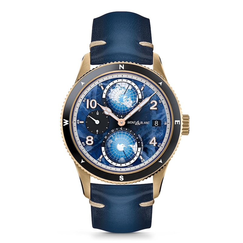 Main Image 1 of Montblanc Zero Oxygen Men's Limited Edition Leather Watch