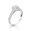 Thumbnail Image 2 of 9ct White Gold 0.95ct Total Diamond Round Cluster Ring