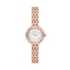 Thumbnail Image 1 of Emporio Armani Ladies' Twisted Bezel Rose Gold Tone Stainless Steel Watch