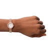 Thumbnail Image 4 of Emporio Armani Ladies' Twisted Bezel Rose Gold Tone Stainless Steel Watch