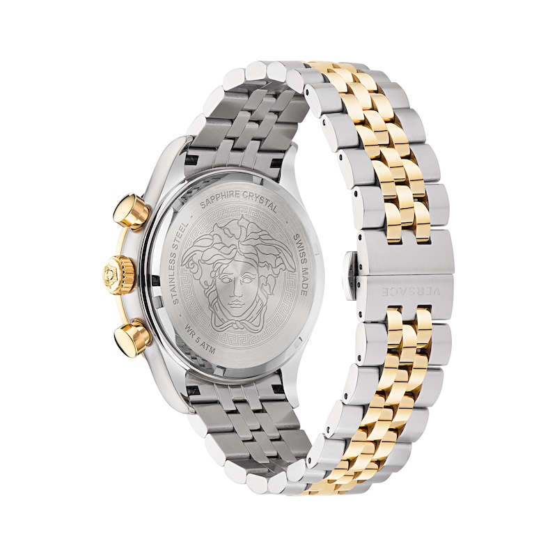 Versace Hellenyium Chrono Men's Two-Tone Bracelet Watch