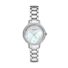 Thumbnail Image 0 of Emporio Armani Ladies' Crystal Bezel Stainless Steel Bracelet Watch