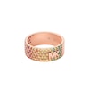 Thumbnail Image 1 of Michael Kors 18ct Rose Gold Plated CZ Ring (Size J)
