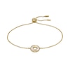 Thumbnail Image 0 of Emporio Armani Yellow Gold Plated Silver 7 Inch CZ Bracelet