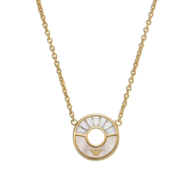 Main Image 2 of Emporio Armani Ladies' Yellow Gold Tone Pendant