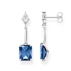 Thumbnail Image 0 of Thomas Sabo Ocean Wave Silver & Blue Cubic Zirconia Earrings