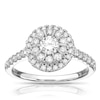 Thumbnail Image 0 of 9ct White Gold 0.75ct Total Diamond Round Cluster Ring