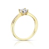 Thumbnail Image 2 of 9ct Yellow Gold 0.25ct Diamond Cluster Ring