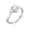 Thumbnail Image 1 of Arctic Light Platinum 0.75ct Total Diamond Three Stone Ring