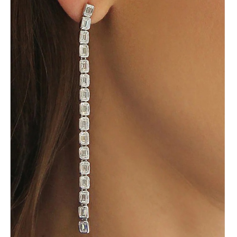 Main Image 3 of CARAT* LONDON Cassidy Sterling Silver Drop Earrings