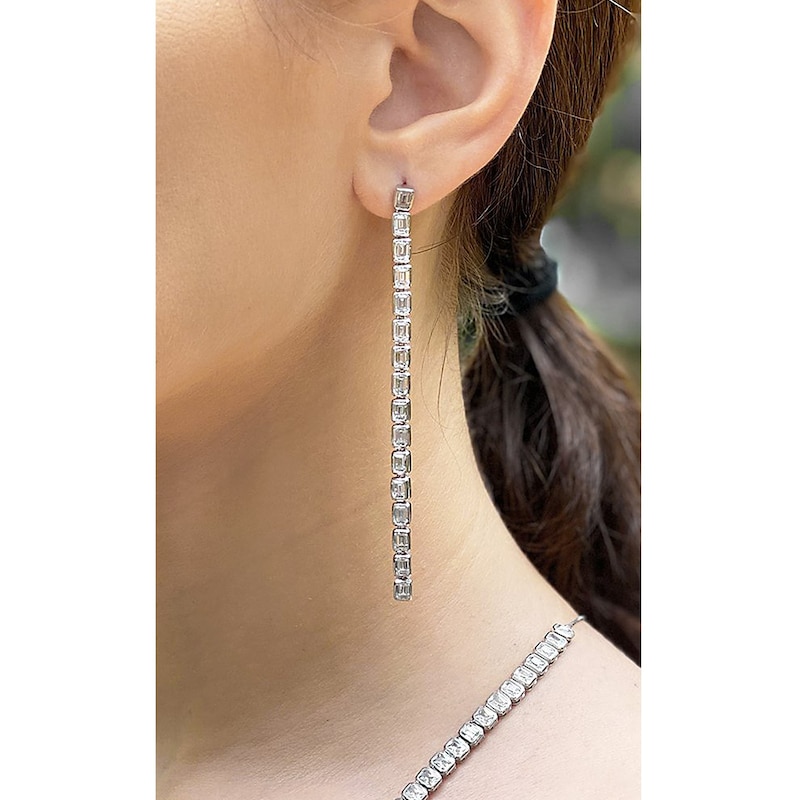 Main Image 4 of CARAT* LONDON Cassidy Sterling Silver Drop Earrings