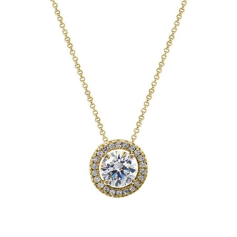 Main Image 1 of CARAT* LONDON Gwen Yellow Gold Vermeil Necklace