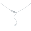 Thumbnail Image 1 of 9ct White Gold 20" Adjustable Curb Chain