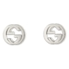 Thumbnail Image 1 of Gucci Interlocking Sterling Silver Interlocking GG Motif Stud Earrings