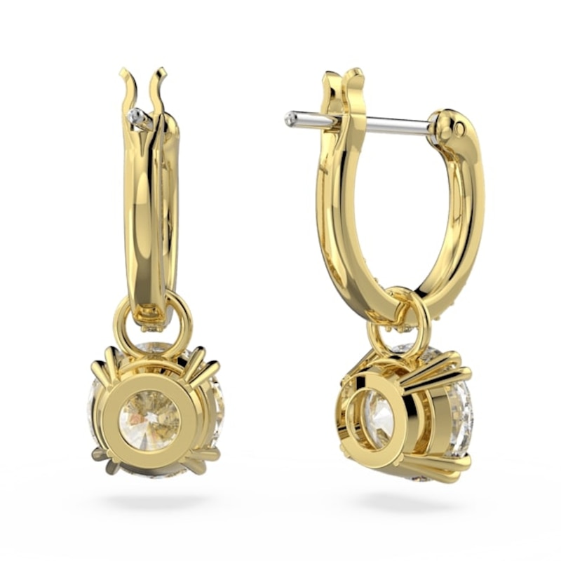 Swarovski Constella Gold-Tone Drop Earrings